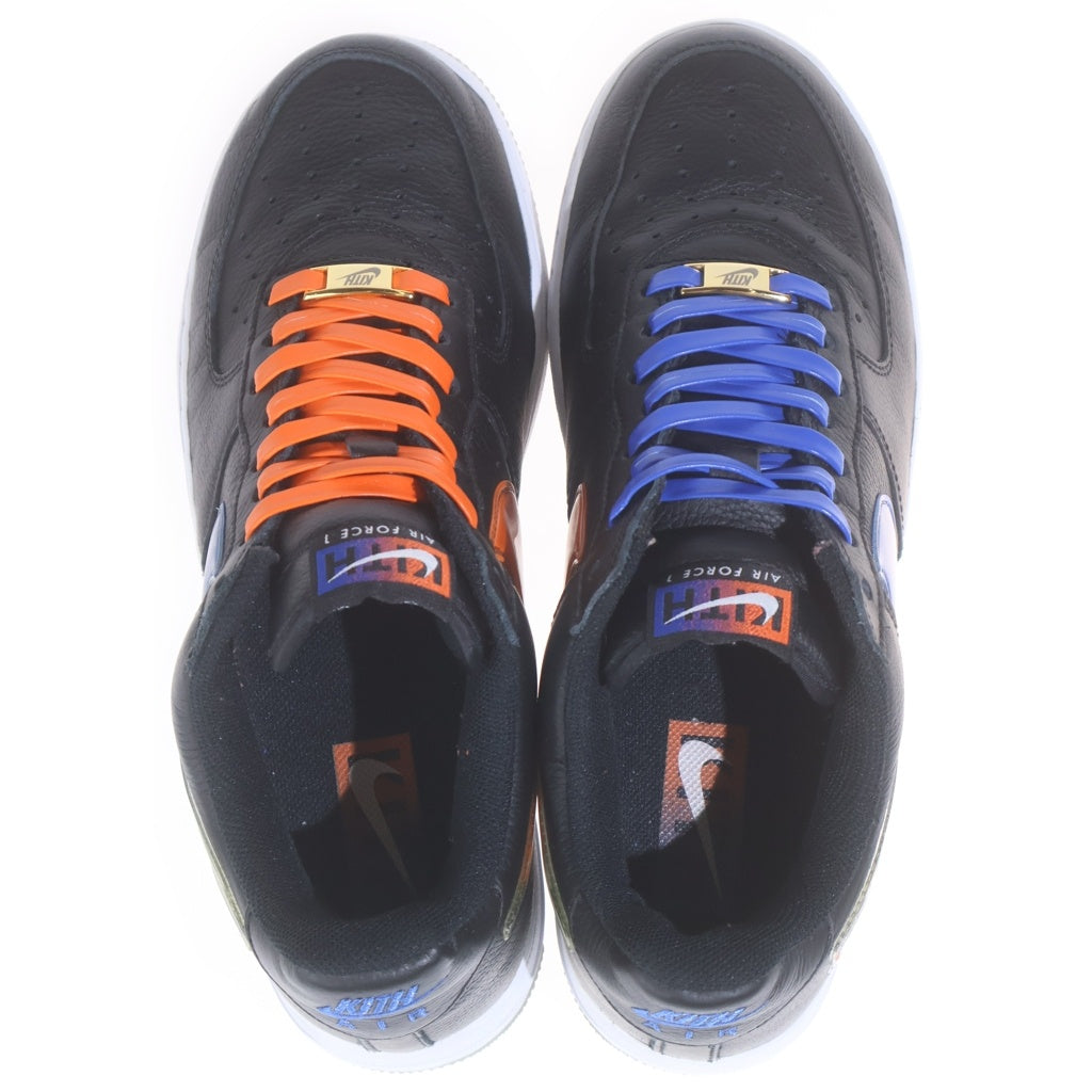NIKE(ナイキ) ×KITH AIR FORCE 1 LOW NEW YORK KNICKS キス エアフォース1 ロー ニューヨーク ニックス ローカットスニーカー ブラック US9/27cm CZ7928-001