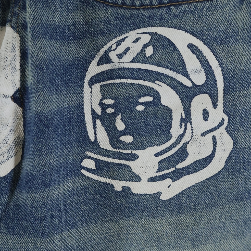 BILLIONAIRE BOYS CLUB(ビリオネアボーイズクラブ) BB Glatic Denim Jeans バック 刺繍 ウォッシュドダメージ加工デニム インディゴ