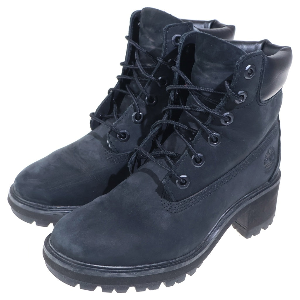 Timberland(ティンバーランド) kinsley 6 in waterproof boot キンズリーミッドウォータープルーフ レースアップシューズ ブーツ ブラック US6/23cm TB1A25C4001 レディース
