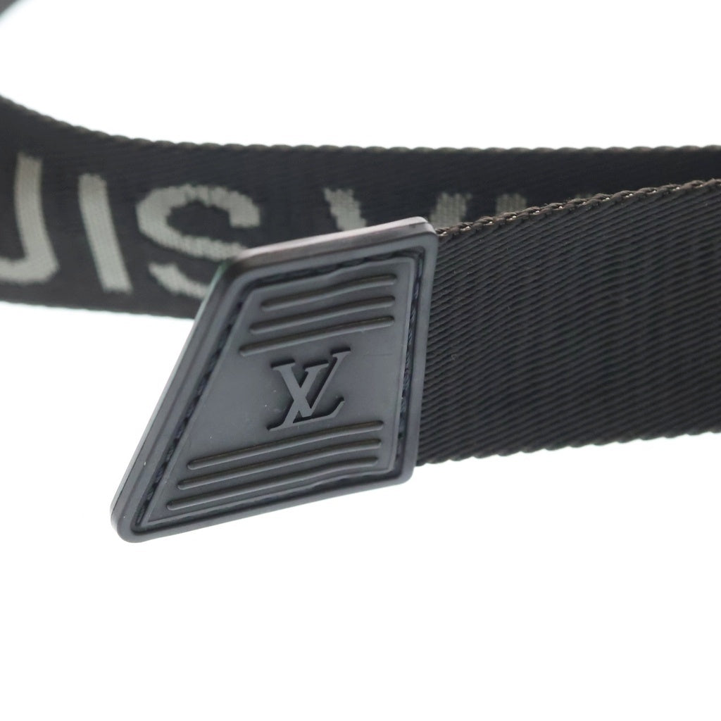 LOUIS VUITTON(ルイヴィトン) サンチュール LVウェビング 35MM LVバックル ベルト ブラック M0457Z