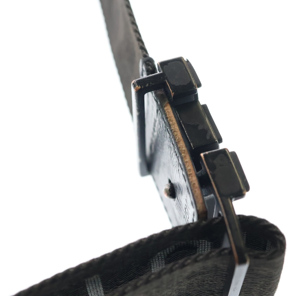 LOUIS VUITTON(ルイヴィトン) サンチュール LVウェビング 35MM LVバックル ベルト ブラック M0457Z