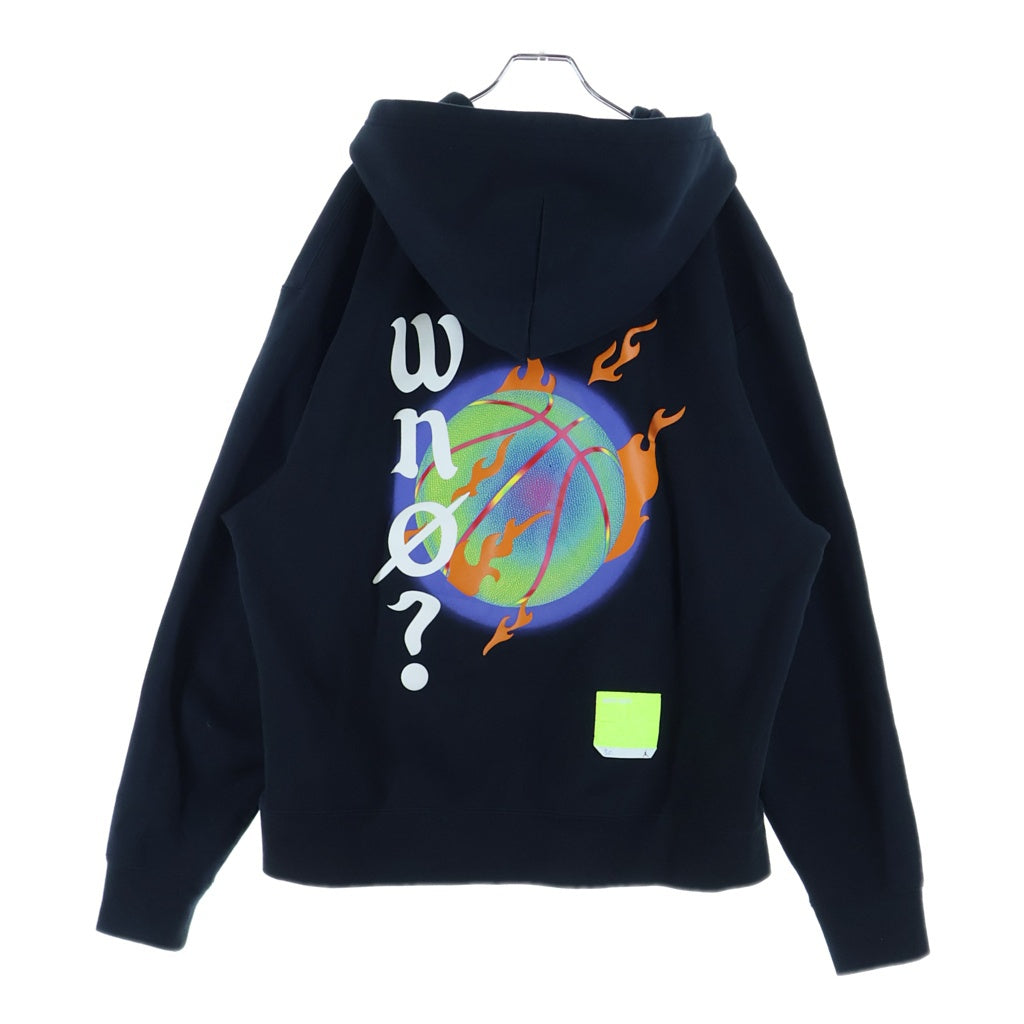 JORDAN BRAND(ジョーダンブランド) Jordan Why Not ジョーダンロゴ刺繍 両面プリント プルオーバーパーカー フーディー ブラック DD3320-010