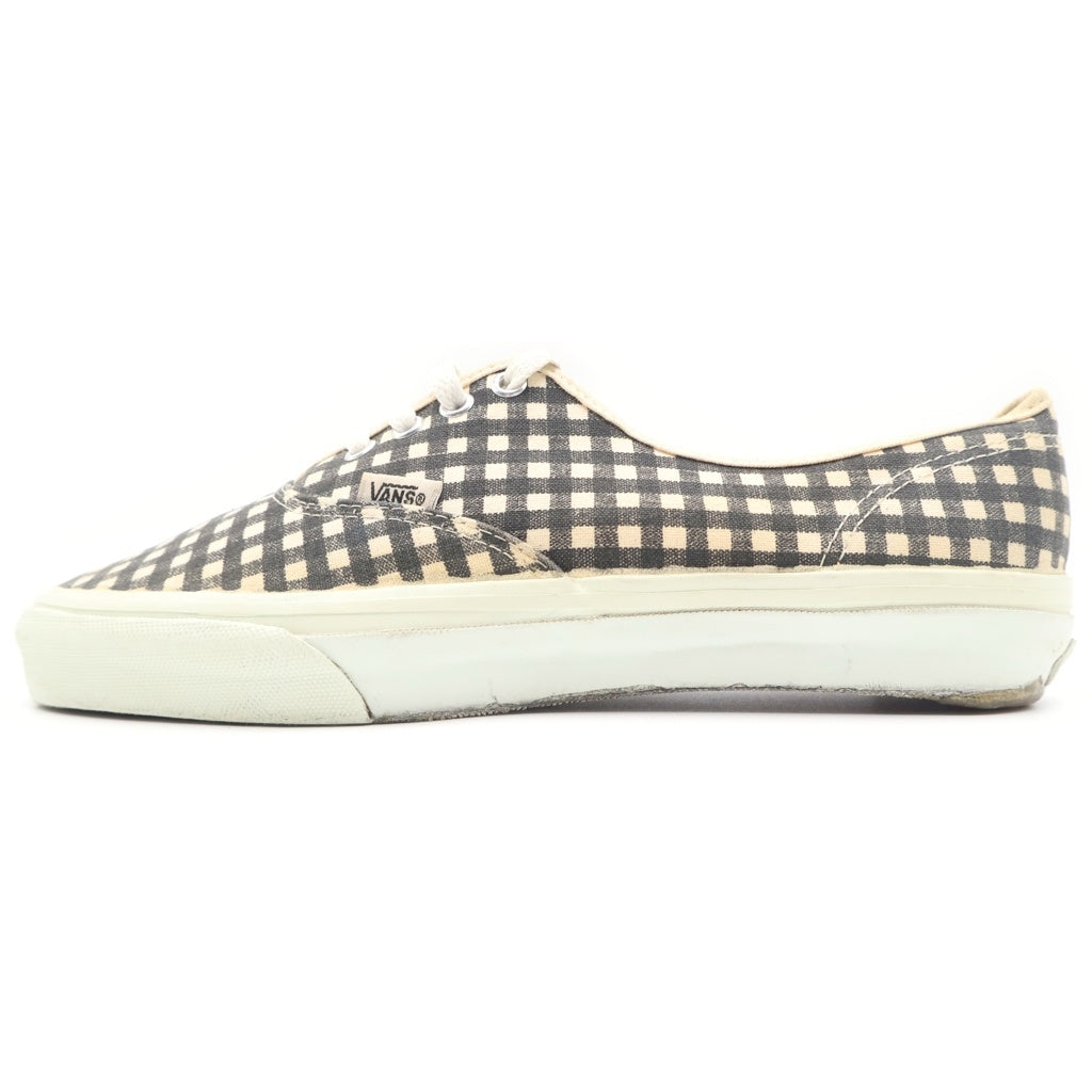 VANS(ヴァンズ) Authentic USA製 オーセンティック ギンガムチェック ローカットスニーカー ブラック/ホワイト US12/28cm