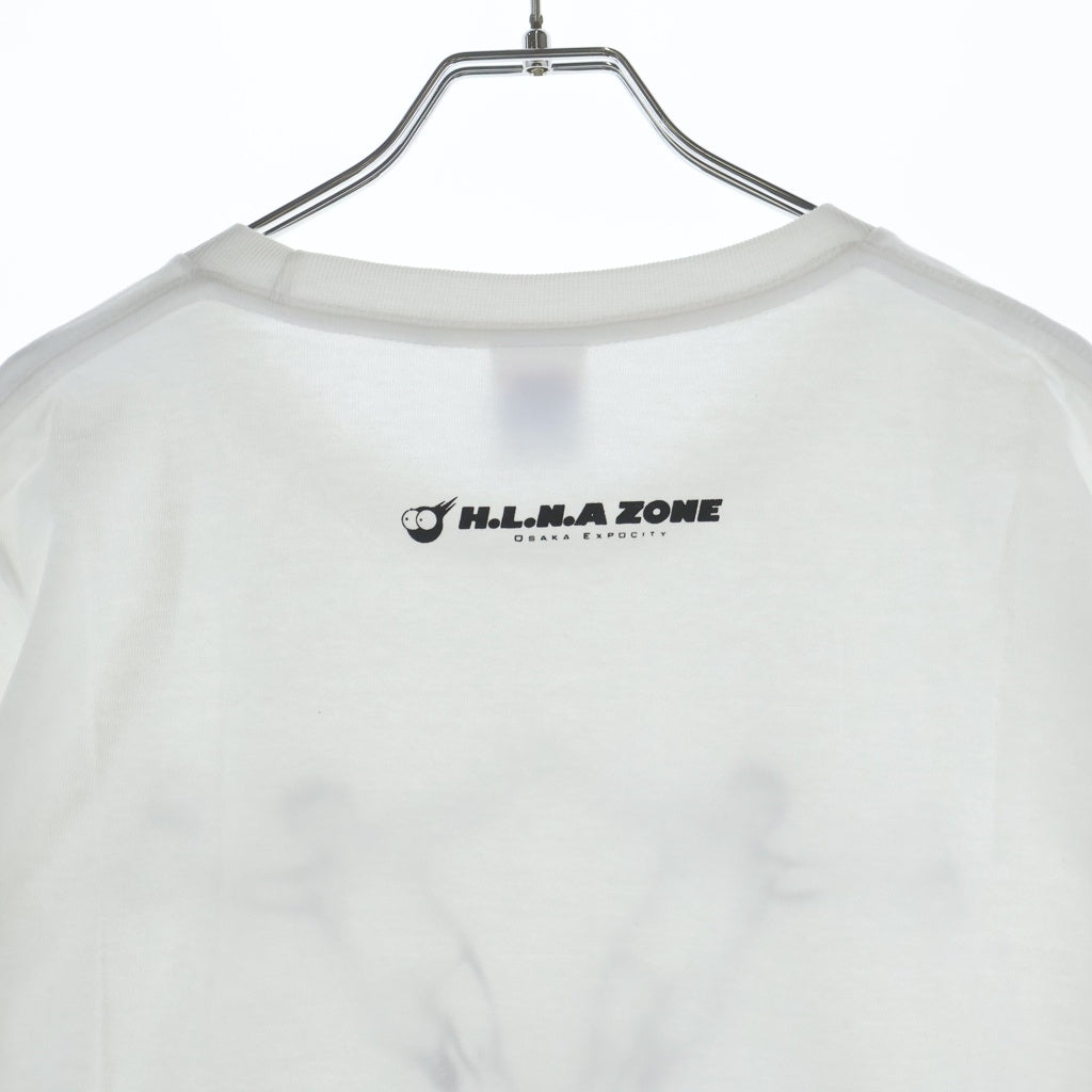 NO BRAND(ノーブランド) Haroshi S/S Tee ハロシ アートグラフィック クルーネック 半袖Tシャツ カットソー ホワイト