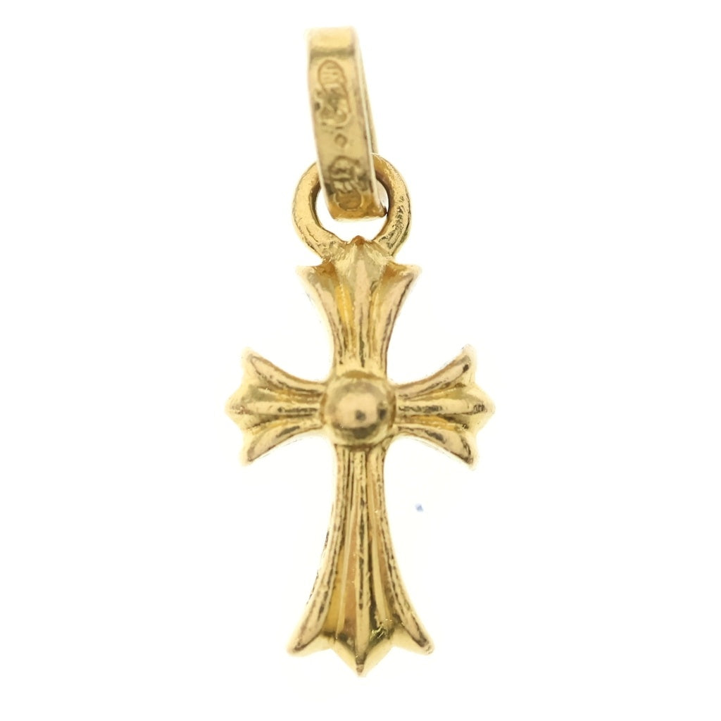 CHROME HEARTS(クロムハーツ) 22K CRS BBYFAT P/DIA ベイビーファットクロス PAVEダイヤ ペンダントトップ ゴールド BCA035