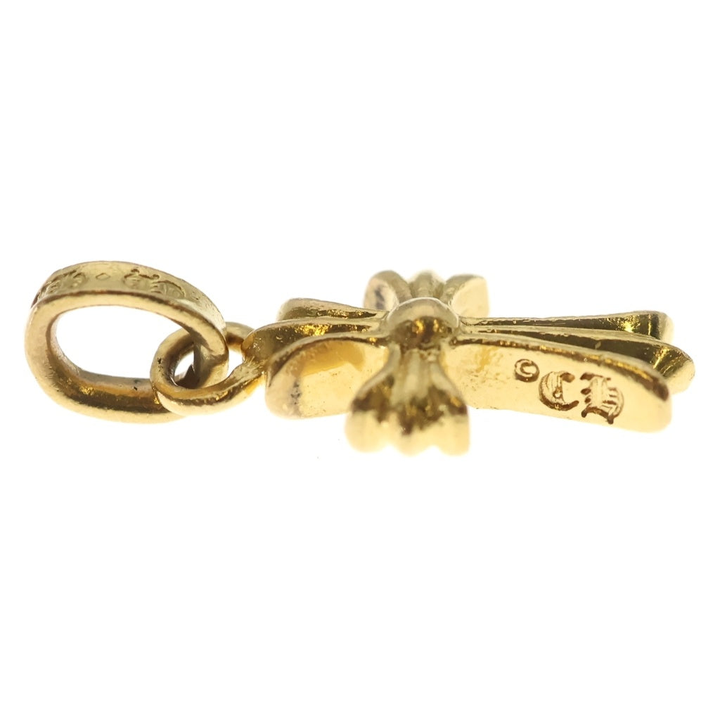 CHROME HEARTS(クロムハーツ) 22K CRS BBYFAT P/DIA ベイビーファットクロス PAVEダイヤ ペンダントトップ ゴールド BCA035