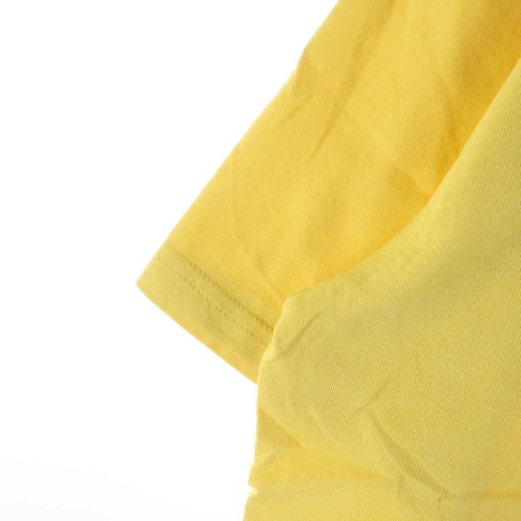 NO BRAND(ノーブランド) 【ARTYZ アーティーズ】08SS × PEANUTS CHARLIE BROWN MEET TEE ピーナッツ チャーリーブラウン プリント クルーネック 半袖Tシャツ イエロー
