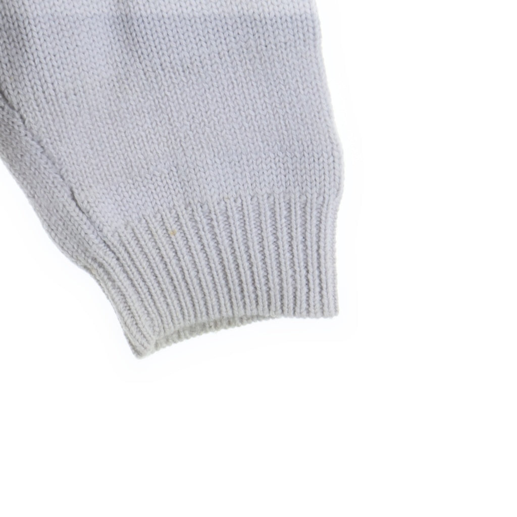 GOODENOUGH(グッドイナフ) 90s KNITWEARタグ クルーネック ボーダー ニットセーター ライラック