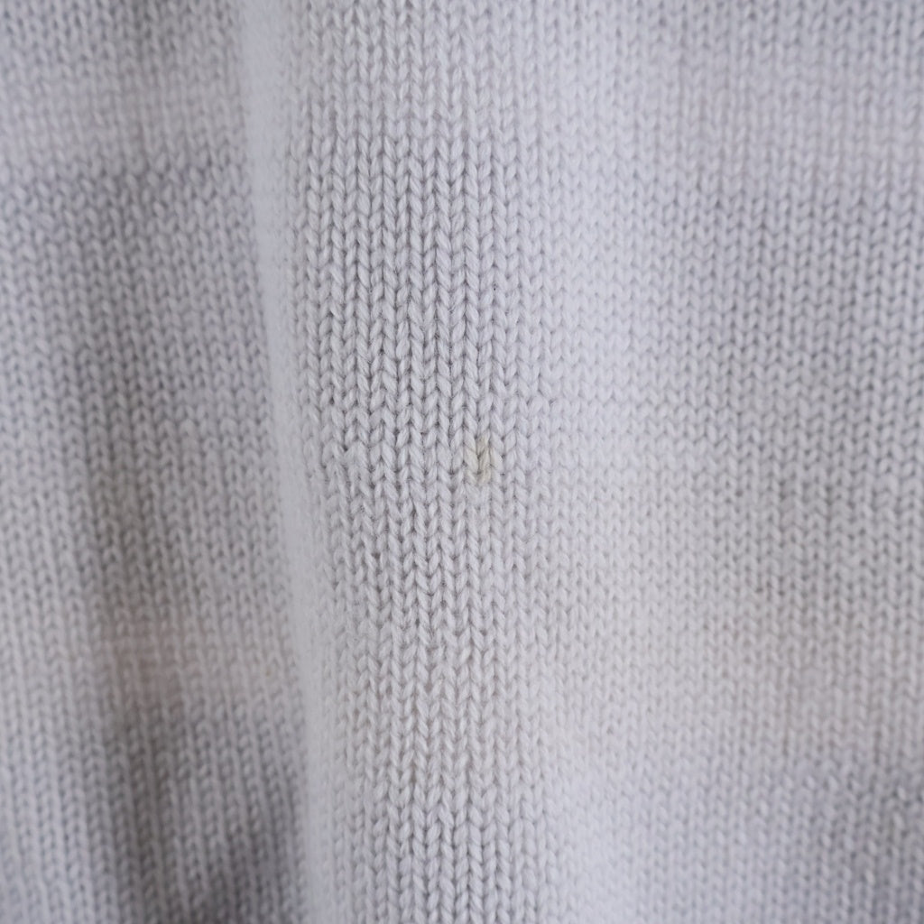 GOODENOUGH(グッドイナフ) 90s KNITWEARタグ クルーネック ボーダー ニットセーター ライラック