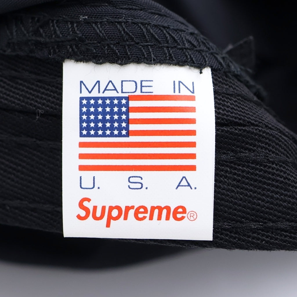 SUPREME(シュプリーム) 18SS Raised Logo Patch Camp Cap レイズドロゴパッチ キャンプキャップ 帽子 ブラック