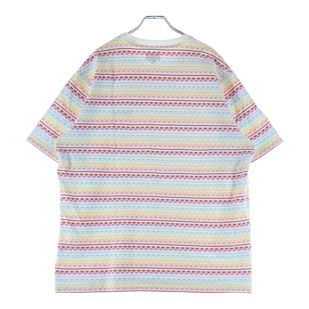 SUPREME(シュプリーム) 22SS Hearts Jacquard S/S Top ハート 総柄 半袖Tシャツ カットソー マルチ