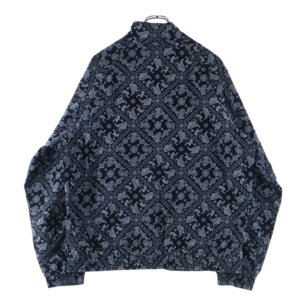 SUPREME(シュプリーム) 18SS Bandana Track Jacket バンダナ 総柄 トラックジャケット ブラック