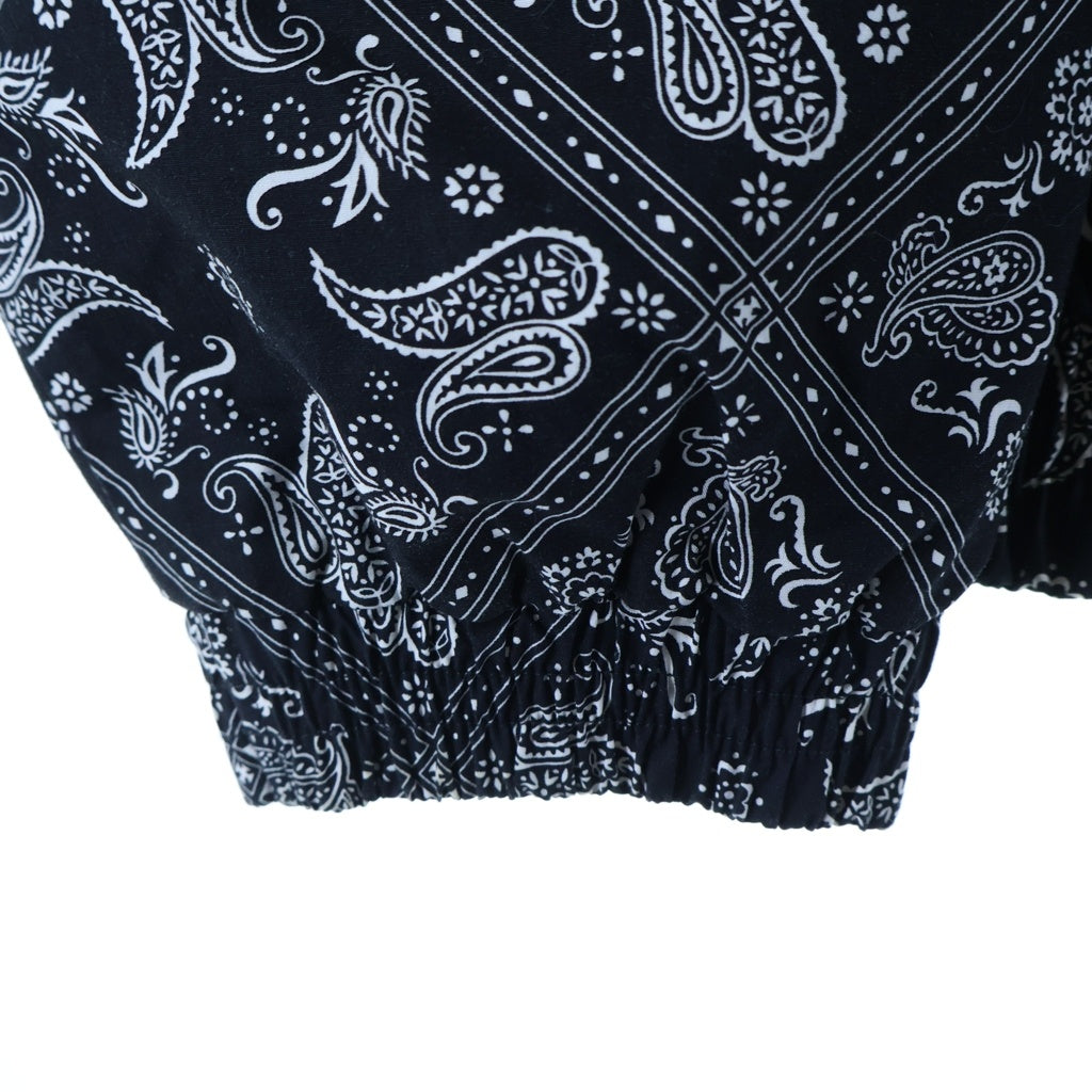 SUPREME(シュプリーム) 18SS Bandana Track Jacket バンダナ 総柄 トラックジャケット ブラック
