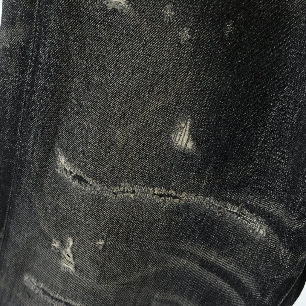 NEIGHBORHOOD(ネイバーフッド) 2004 RIPPER SAVAGE BASIC DENIM PANT 10周年記念 リッパーサベージ ベーシック デトロイト加工 ストレートデニムパンツ ジーンズ ブラック