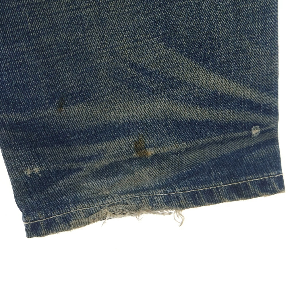 NEIGHBORHOOD(ネイバーフッド) 05AW FRAGMENT SAVAGE NARROW STRAIGHT DENIM PANT フラグメントサベージ ナロー デトロイト加工 ストレートデニムパンツ ジーンズ インディゴ 052EX