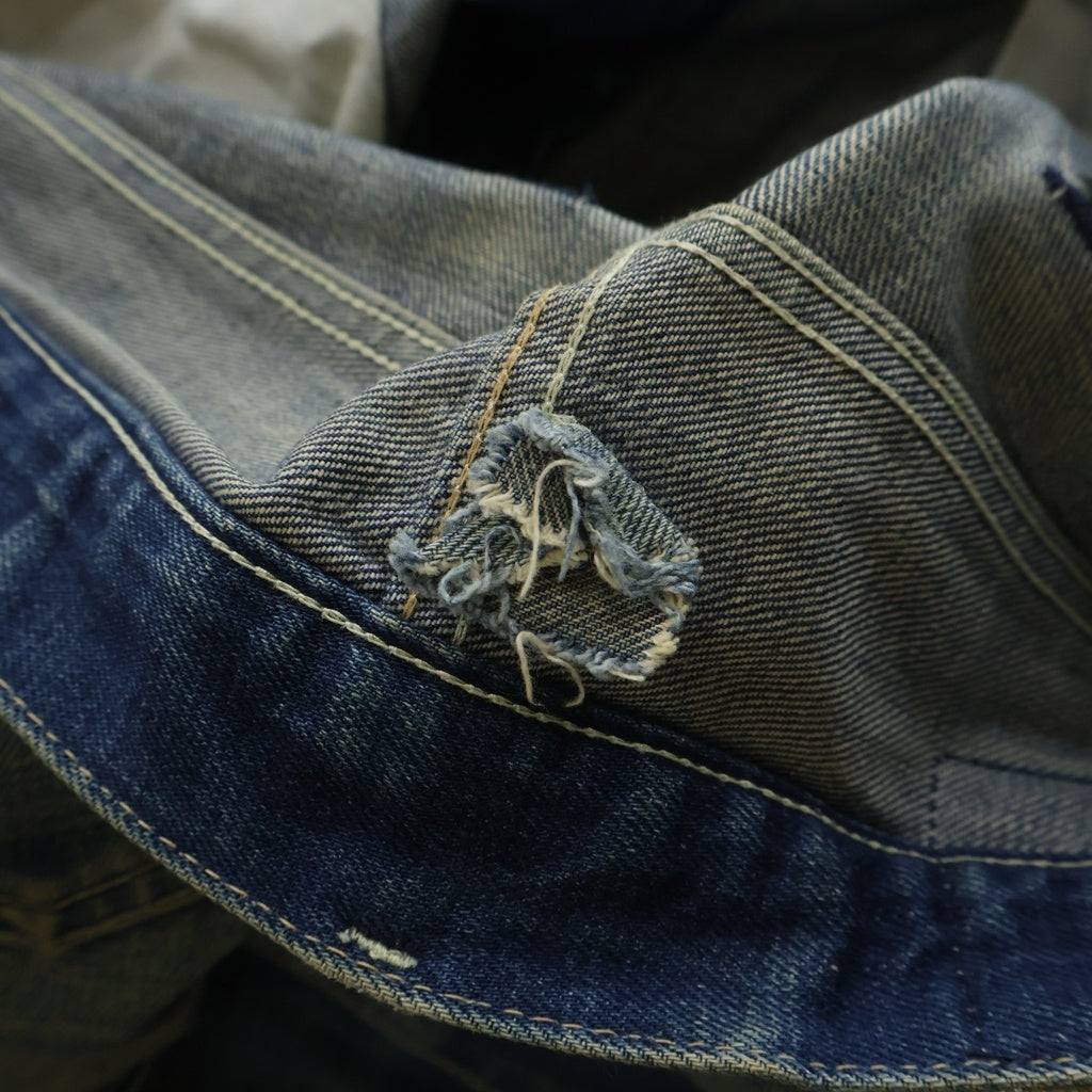 NEIGHBORHOOD(ネイバーフッド) 05AW FRAGMENT SAVAGE NARROW STRAIGHT DENIM PANT フラグメントサベージ ナロー デトロイト加工 ストレートデニムパンツ ジーンズ インディゴ 052EX