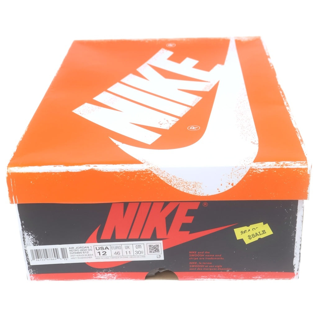 NIKE(ナイキ) AIR JORDAN 1 HIGH OG エアジョーダン1 ハイ OG ロスト&ファウンド シカゴ ハイカットスニーカー ホワイト/レッド US12/30cm DZ5485-612