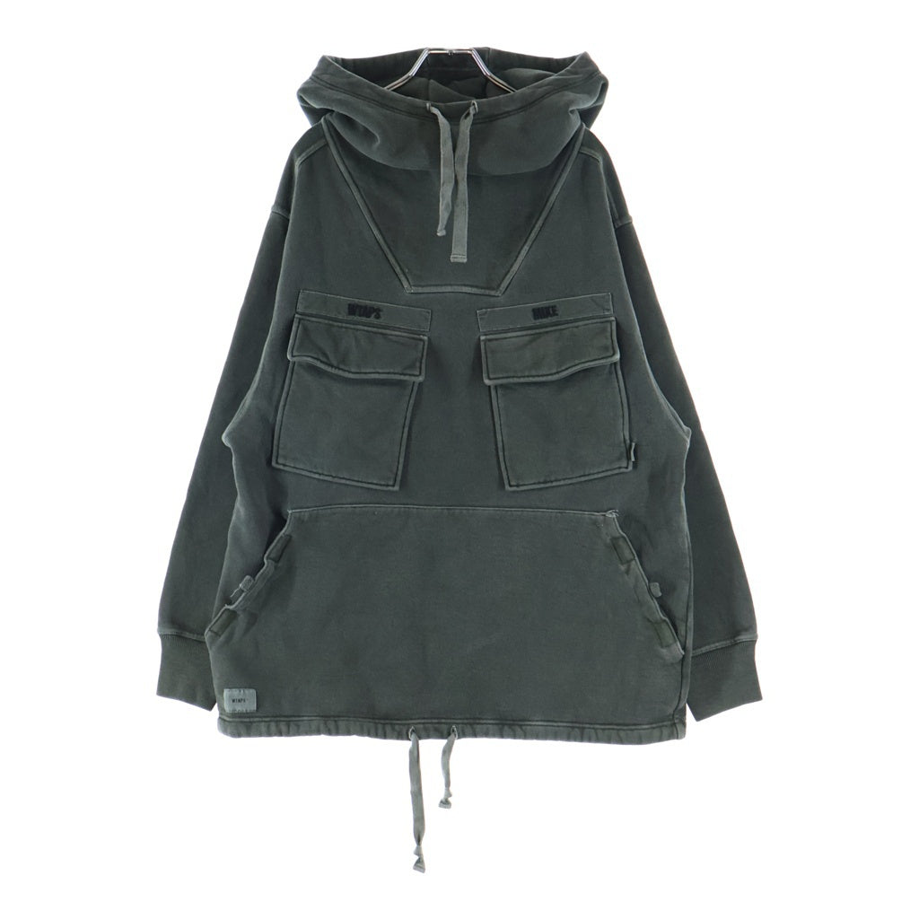 WTAPS(ダブルタップス) 19SS PARA SWEAT SHIRT プルオーバー フーディ スウェット パーカー カーキ 191ATDT-CSM26