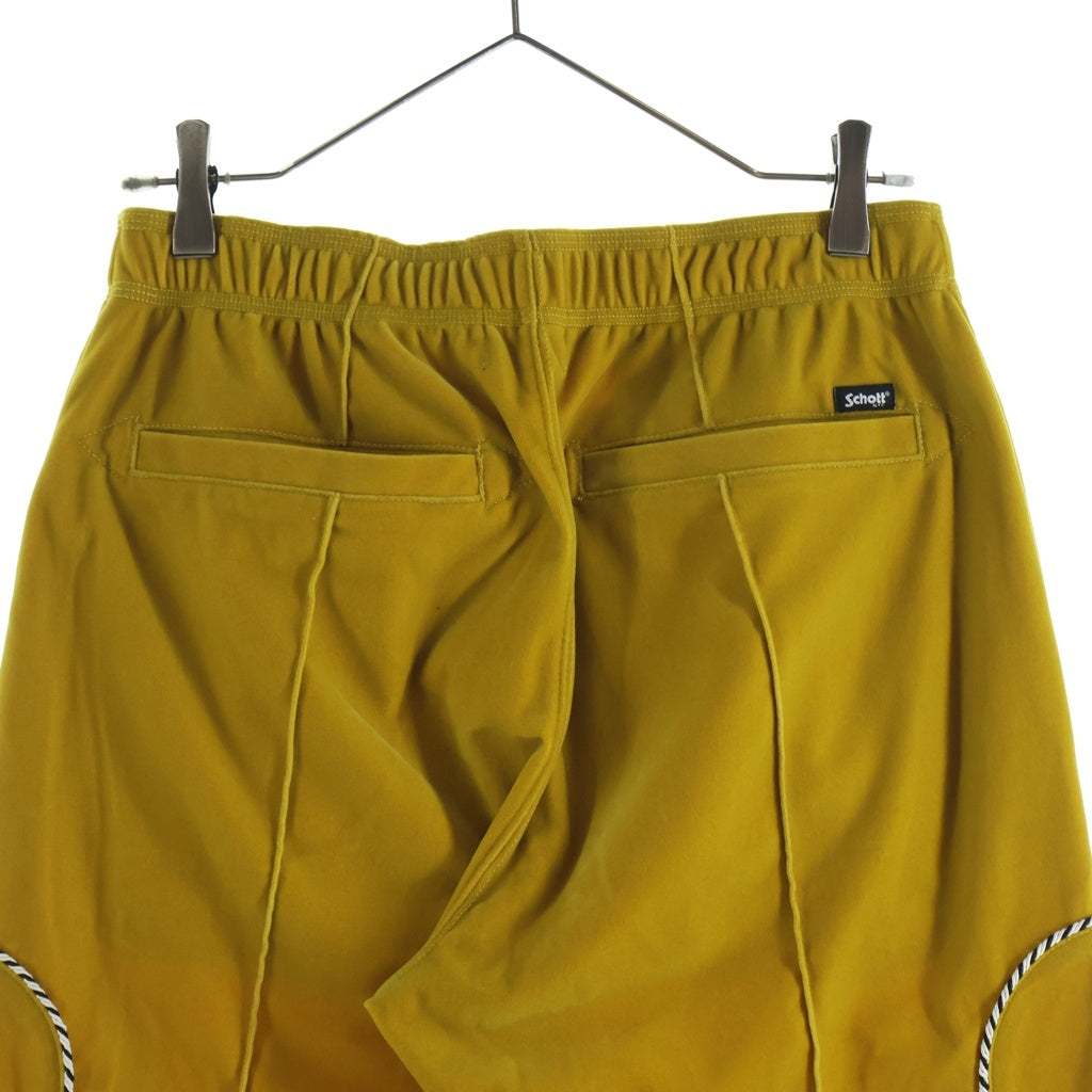 SCHOTT(ショット) VELOR WESTERN PANTS ベロア ウエスタンパンツ イエロー 2223-003SS