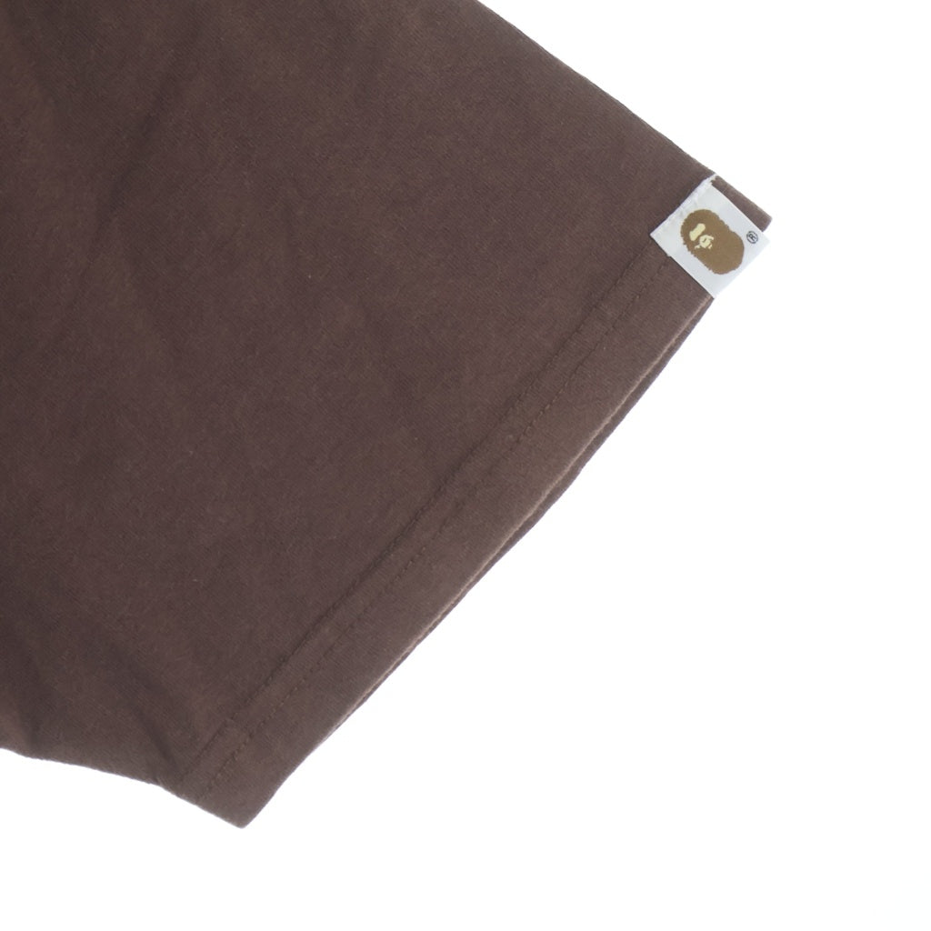 A BATHING APE(アベイシングエイプ) Color Stone College Relaxed Fit Tee カラー ストーン スワロフスキー カレッジ リラックスド フィット クルーネック半袖Tシャツ カットソー