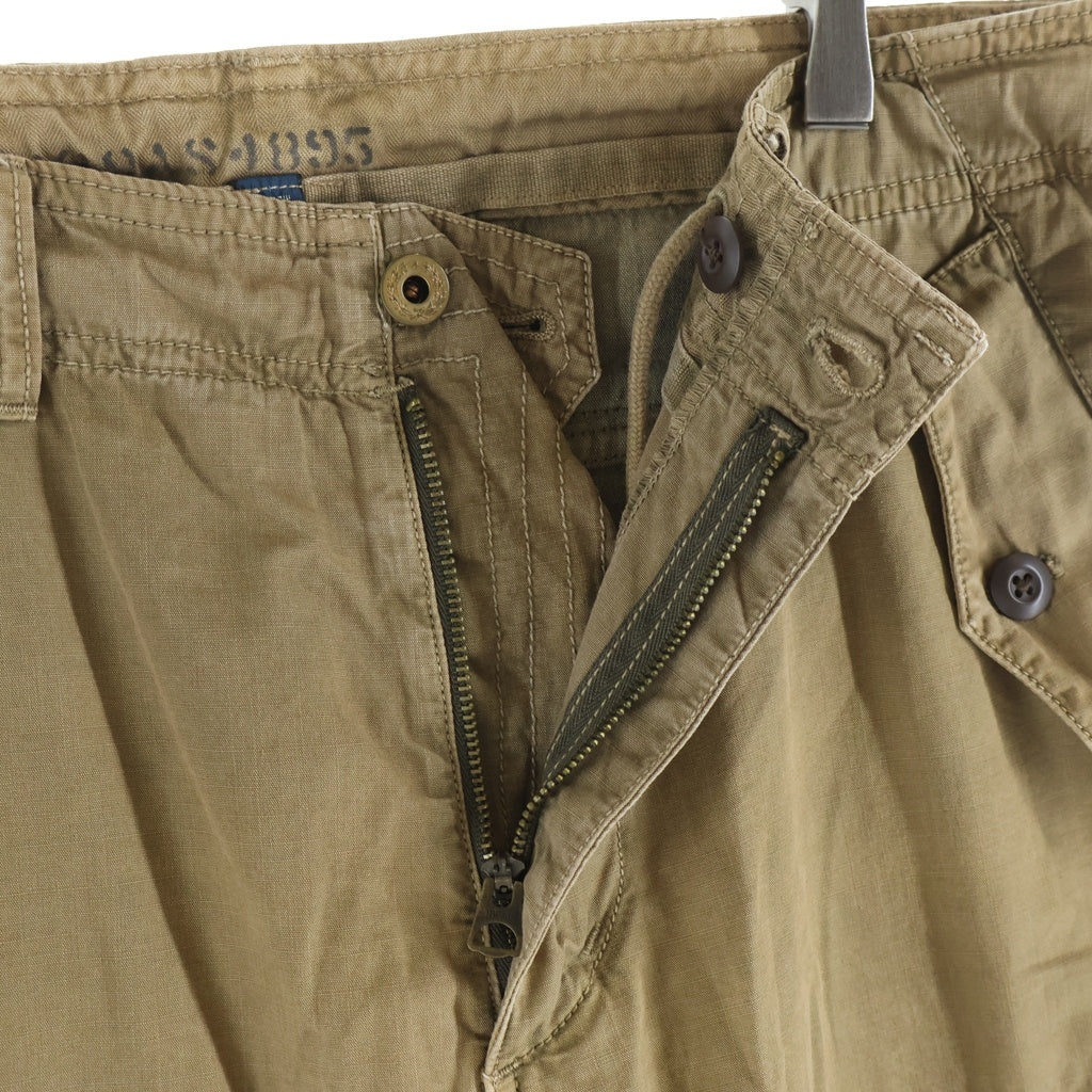 POLO RALPH LAUREN(ポロラルフローレン) 90s Military Cargo Pants ミリタリー ギミック カーゴパンツ ブラウン MILーJ-4883A