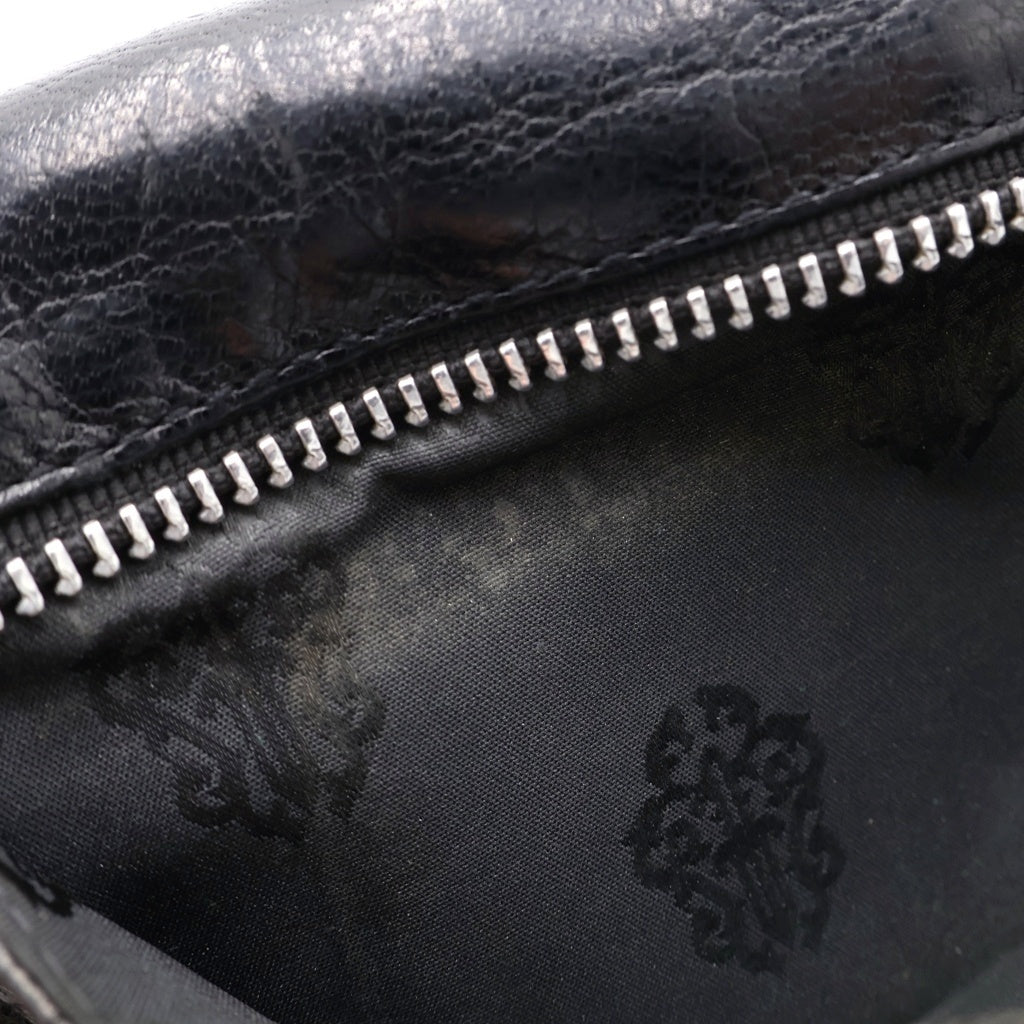 CHROME HEARTS(クロムハーツ) WAVE ウェーブ レザーウォレット 財布 ブラック