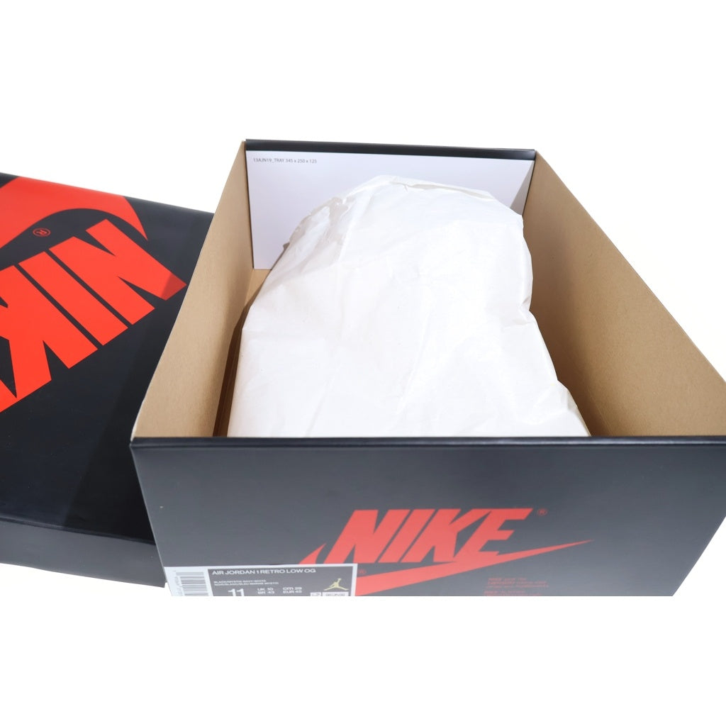NIKE(ナイキ) AIR JORDAN LOW OG MYSTIC NAVY エア ジョーダン 1 ミスティックネイビー ローカットスニーカー ブラック/ネイビー US11/29cm CZ0790-041