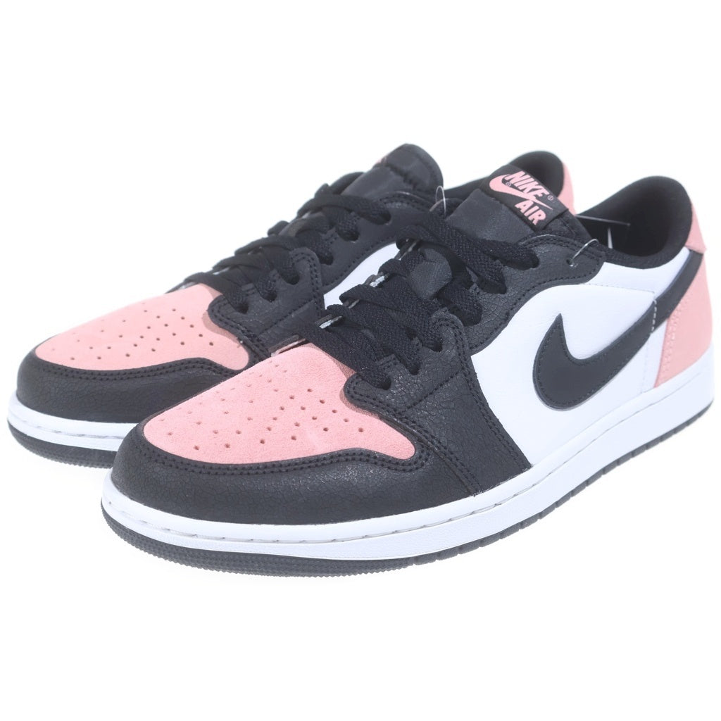 NIKE(ナイキ) AIR JORDAN 1 LOW OG BLEACHED CORAL エアジョーダン1 ブリーチドコーラル ローカットスニーカー ブラック/ピンク/ホワイト US11/29.0cm CZ0790-061