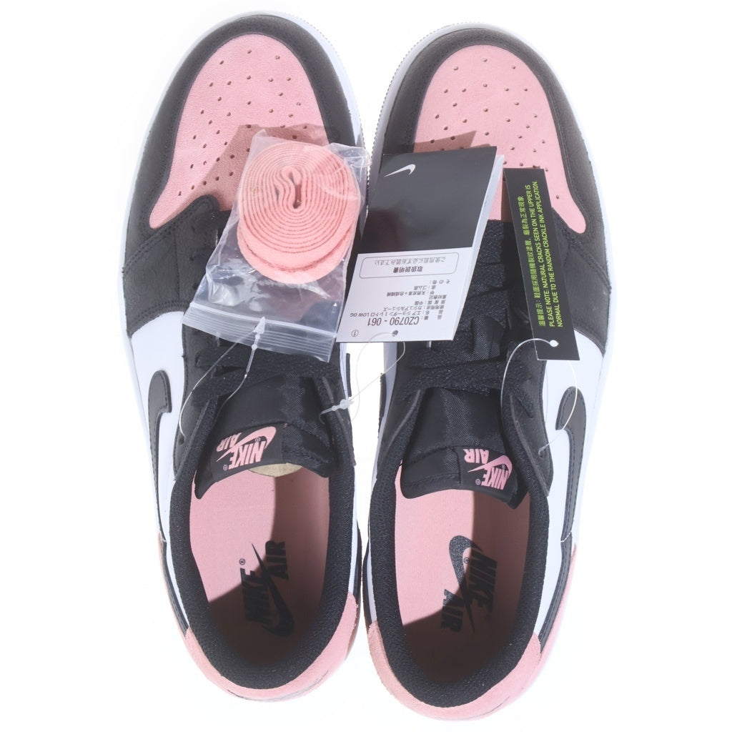 NIKE(ナイキ) AIR JORDAN 1 LOW OG BLEACHED CORAL エアジョーダン1 ブリーチドコーラル ローカットスニーカー ブラック/ピンク/ホワイト US11/29.0cm CZ0790-061