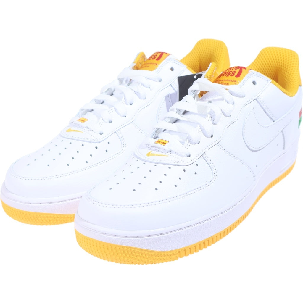 NIKE(ナイキ) AIR FORCE 1 LOW RETRO QS WEST INDIES エアフォース1 ウエストインディーズ ローカットスニーカー ホワイト/イエロー US11/29cm DX1156-101