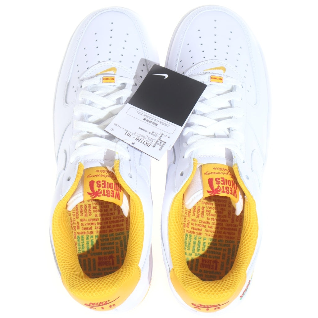 NIKE(ナイキ) AIR FORCE 1 LOW RETRO QS WEST INDIES エアフォース1 ウエストインディーズ ローカットスニーカー ホワイト/イエロー US11/29cm DX1156-101
