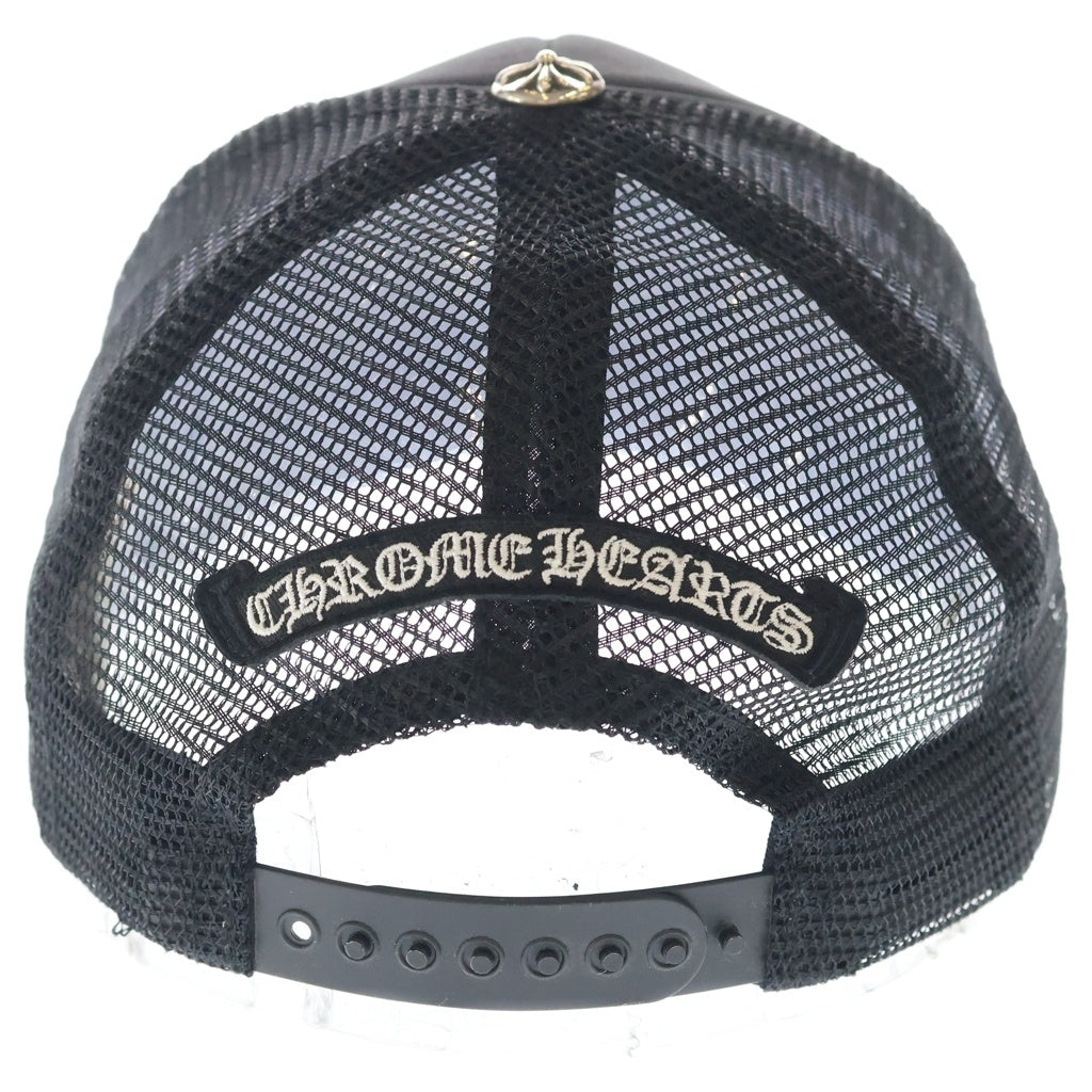 CHROME HEARTS(クロムハーツ) MULTI COLOR SEMETERY CROSS TRUCKER CAP マルチセメタリークロスプリントトラッカーキャップ ブラック