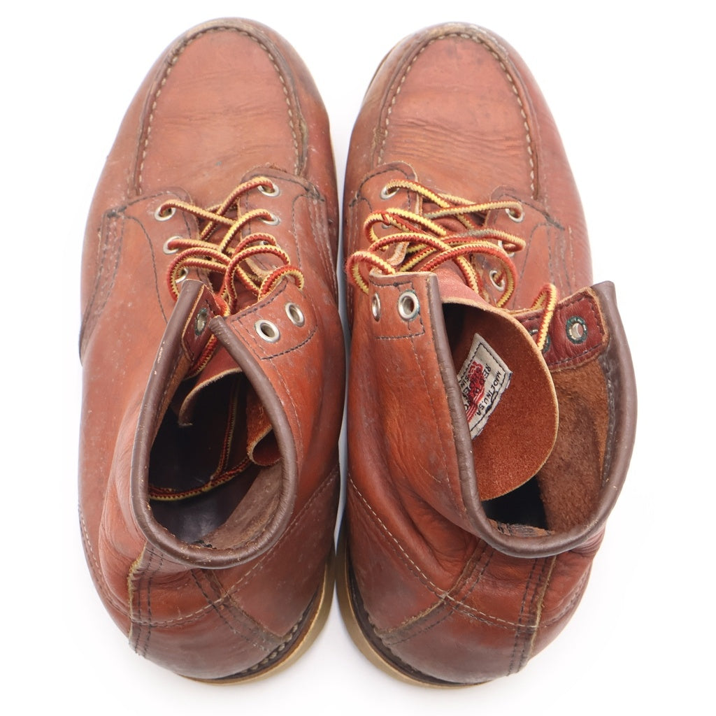 RED WING(レッド ウイング) アイリッシュセッター 7ホール ワーク ショート レザーブーツ ブラウン