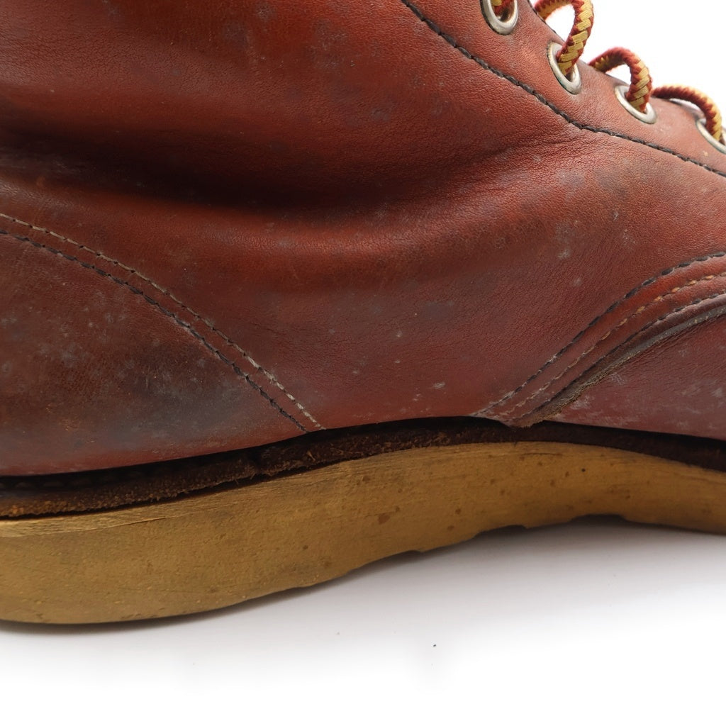 RED WING(レッド ウイング) アイリッシュセッター 7ホール ワーク ショート レザーブーツ ブラウン