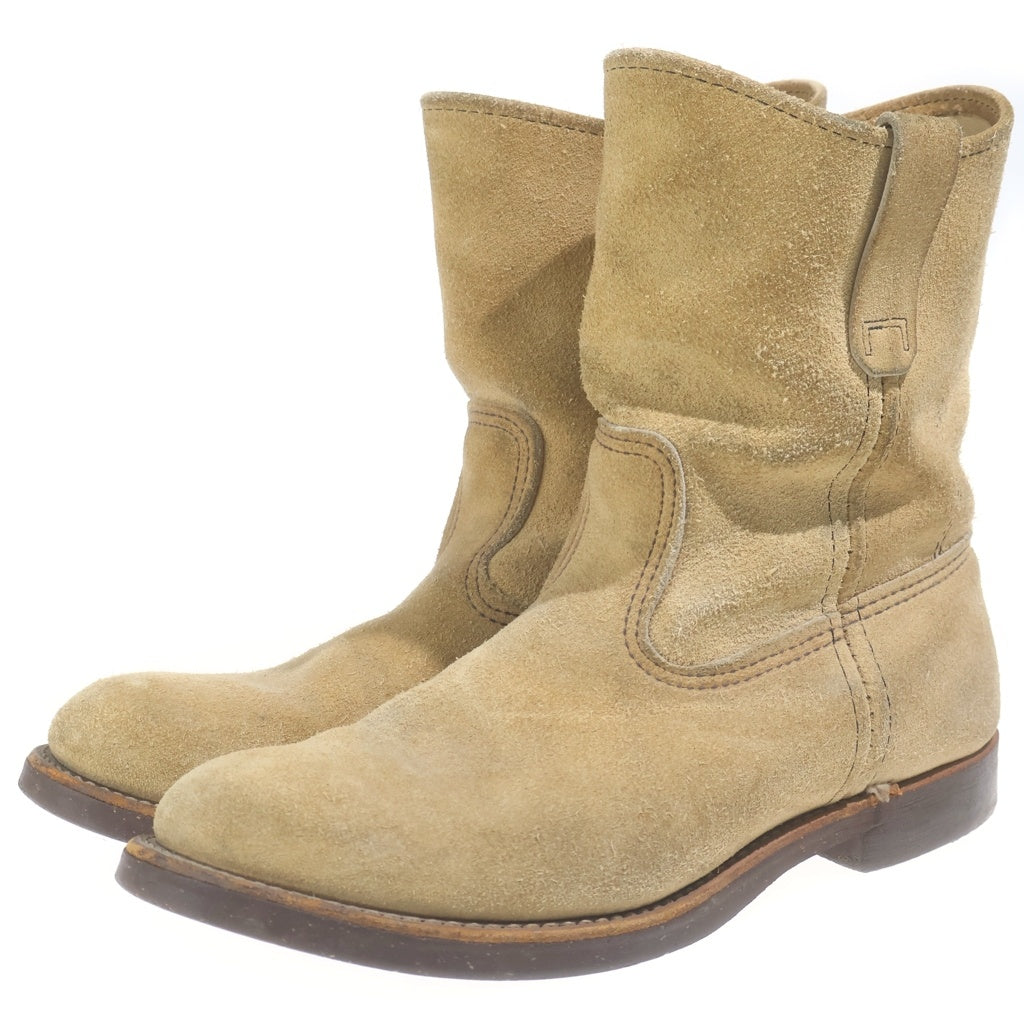 RED WING(レッド ウイング) 90s 1188 PECOS BOOTS 7E ペコス スエードブーツ 羽タグ ベージュ