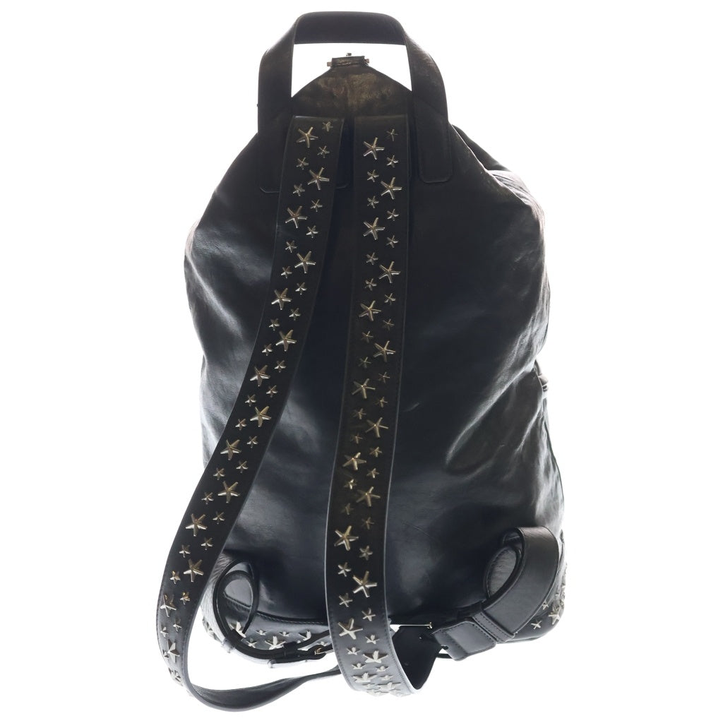 JIMMY CHOO(ジミーチュウ) FITZROY フィッツロイ スタースタッズ バックパック リュック ブラック