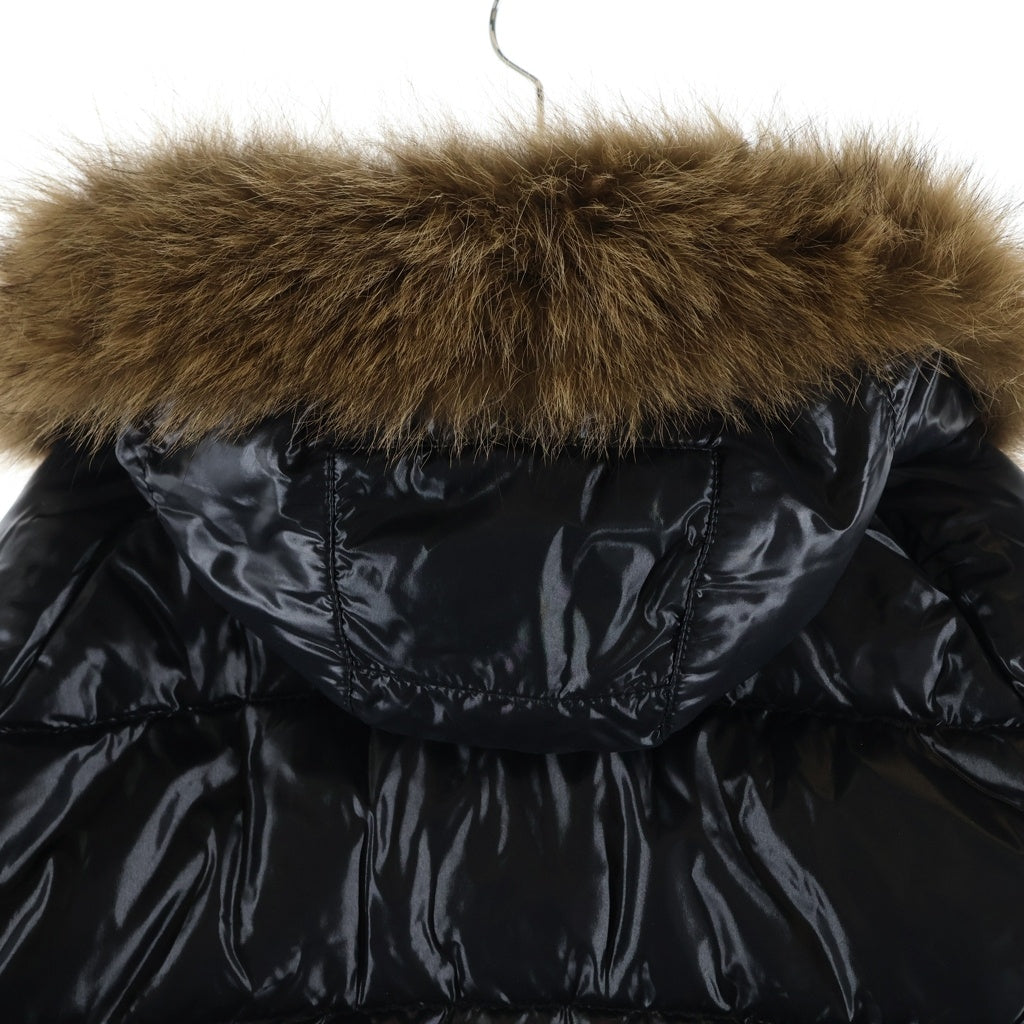 MONCLER(モンクレール) BULGARIE GIUBBOTTO ブルガリ ラビットウール ファー付き ダウンジャケット フーディ ブラック Z7HJ787