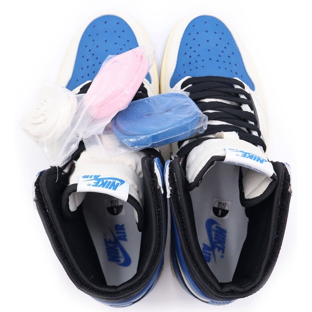 NIKE(ナイキ) ×TRAVIS SCOTT ×FRAGMENT DESIGN AIR JORDAN1 RETRO HIGH OG SP トラヴィススコット フラグメントデザイン エアジョーダン1 ハイカットスニーカー