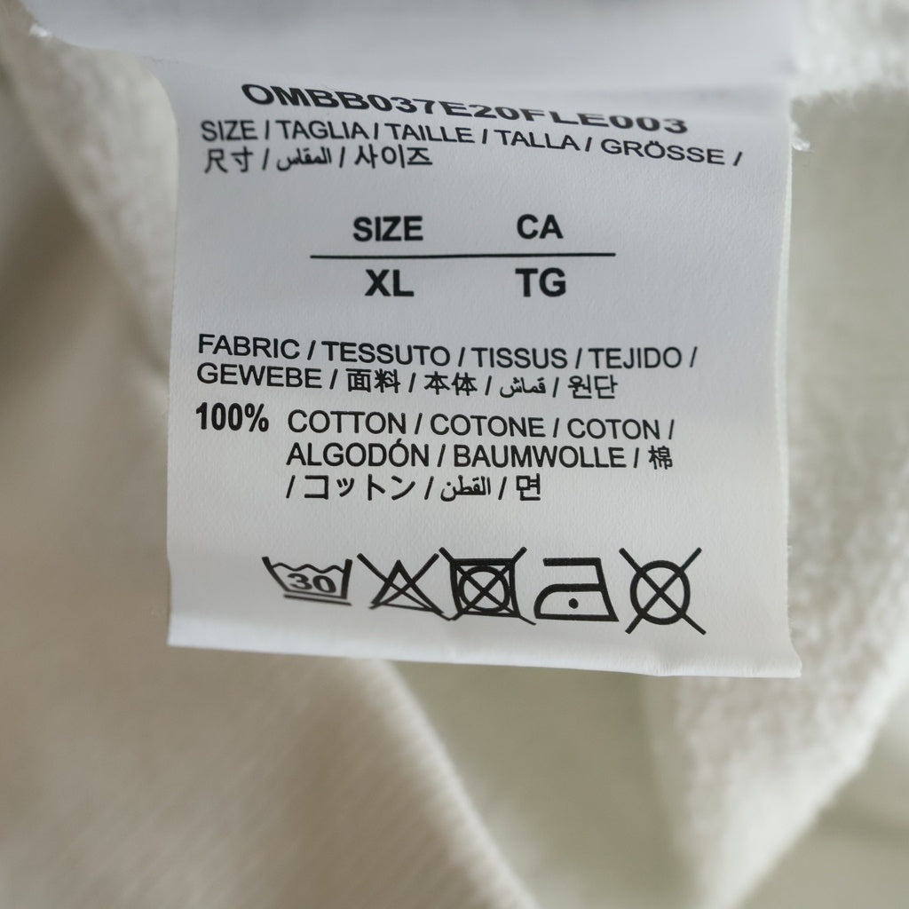 OFF-WHITE(オフホワイト) 20AW CARAVAGGIO PAINTING OVER HOODIE カラバッジョ ペインティング オーバー フーディー 両面プリント プルオーバーパーカー ホワイト OMBB037E20FLE003