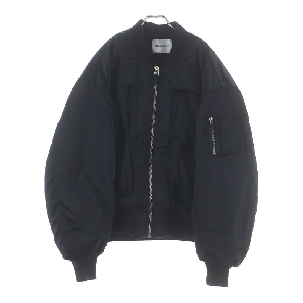 AMBUSH(アンブッシュ) 21AW MA-1 LIGHT PUFF JACKET MA-1 ライトパフ ジャケット ブルゾン ブラック 12112903