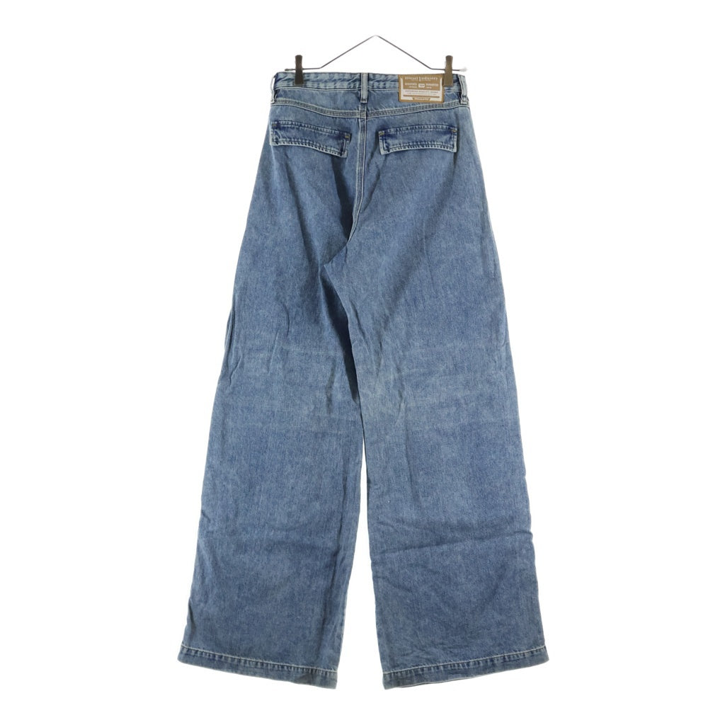 DIESEL(ディーゼル) P-MIRTA-OUT ワイド デニム カーゴパンツ インディゴ レディース