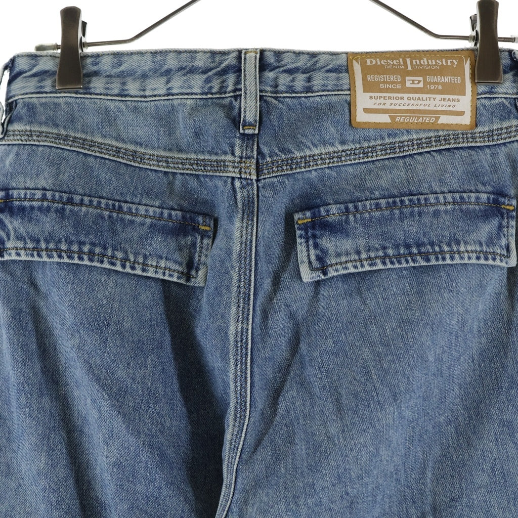 DIESEL(ディーゼル) P-MIRTA-OUT ワイド デニム カーゴパンツ インディゴ レディース
