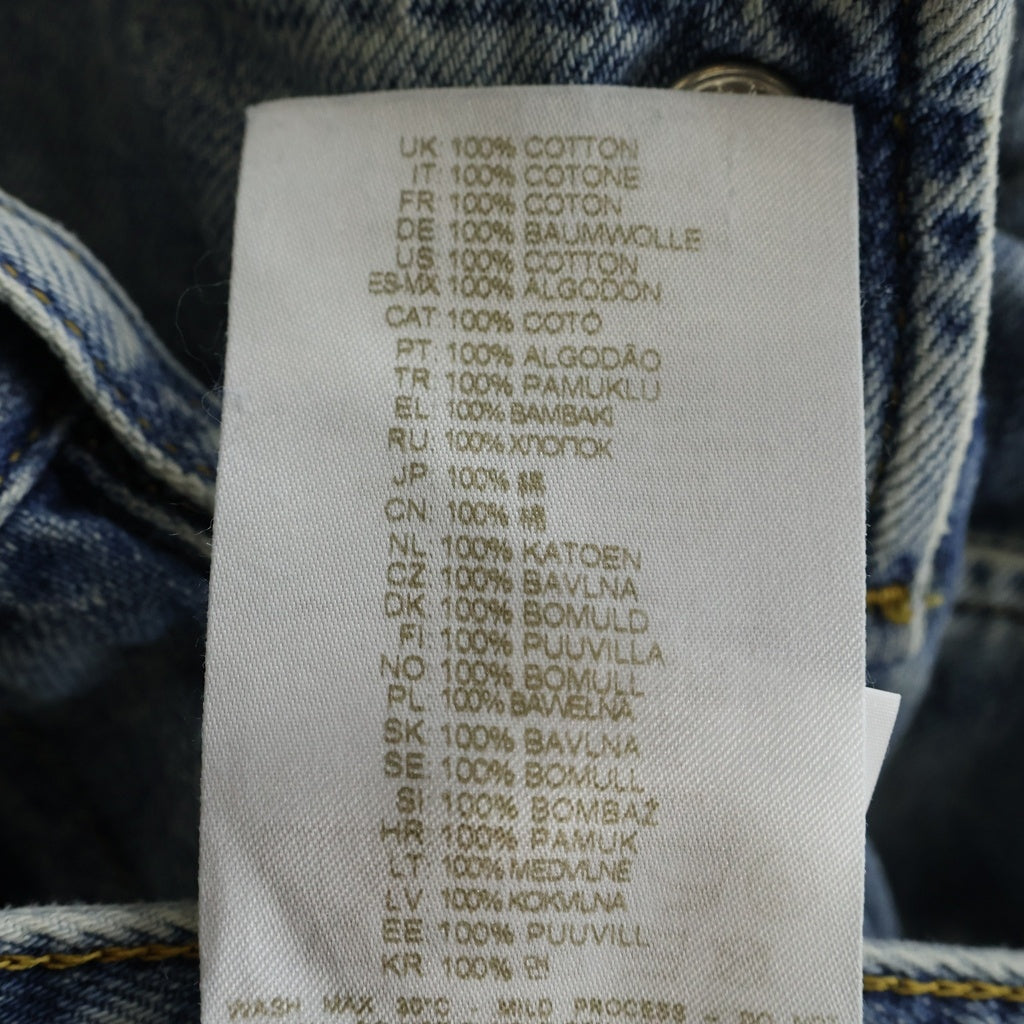 DIESEL(ディーゼル) P-MIRTA-OUT ワイド デニム カーゴパンツ インディゴ レディース