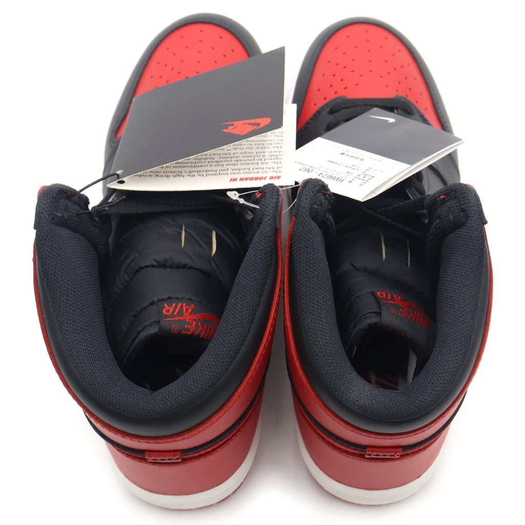 NIKE(ナイキ) AIR JORDAN 1 HIGH 85 BRED エアジョーダン 1 85 ブレッド ハイカットスニーカー ブラック/レッド US10.5/28.5cm HV6674-067