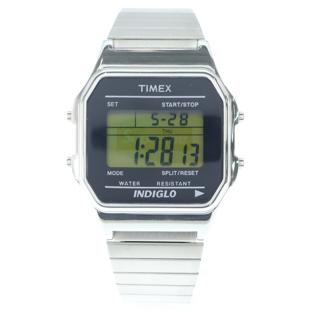 SUPREME(シュプリーム) 19AW ×Timex Digital Watch タイムックス デジタルウォッチ 腕時計 シルバー