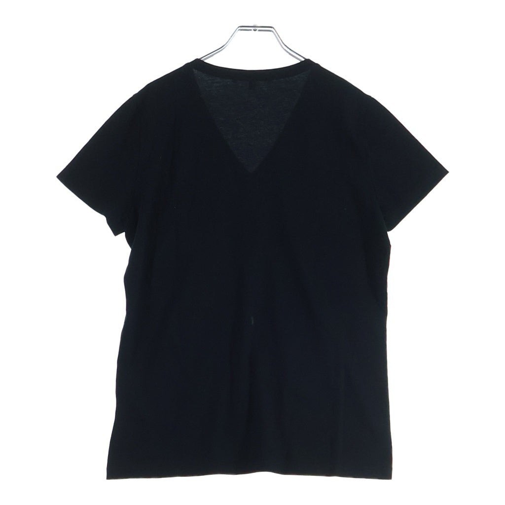 GUCCI(グッチ) Vネック フロントロゴプリント 半袖Tシャツ カットソー ブラック 273119 X3660 レディース