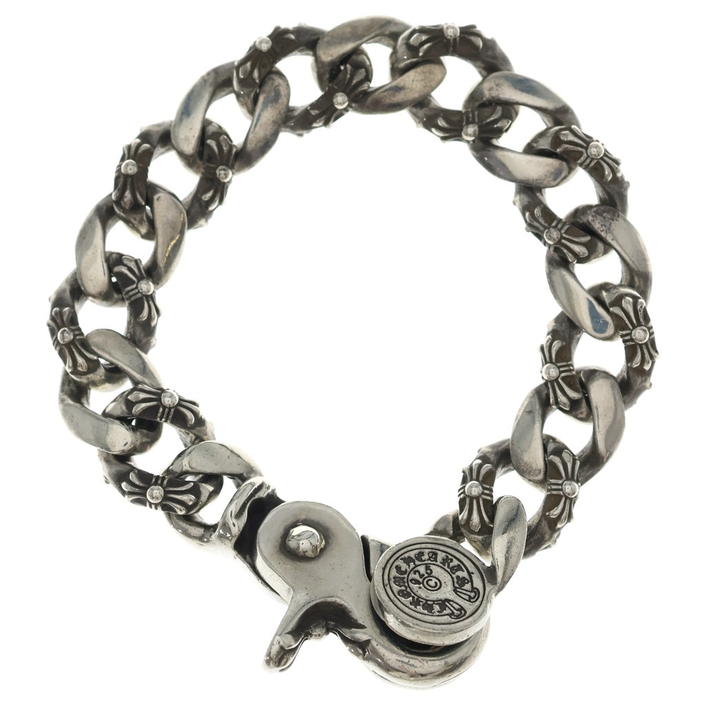 CHROME HEARTS(クロムハーツ) FNCY CHN LNK ファンシーリンククリップブレスレット 15リンク シルバー BCA145