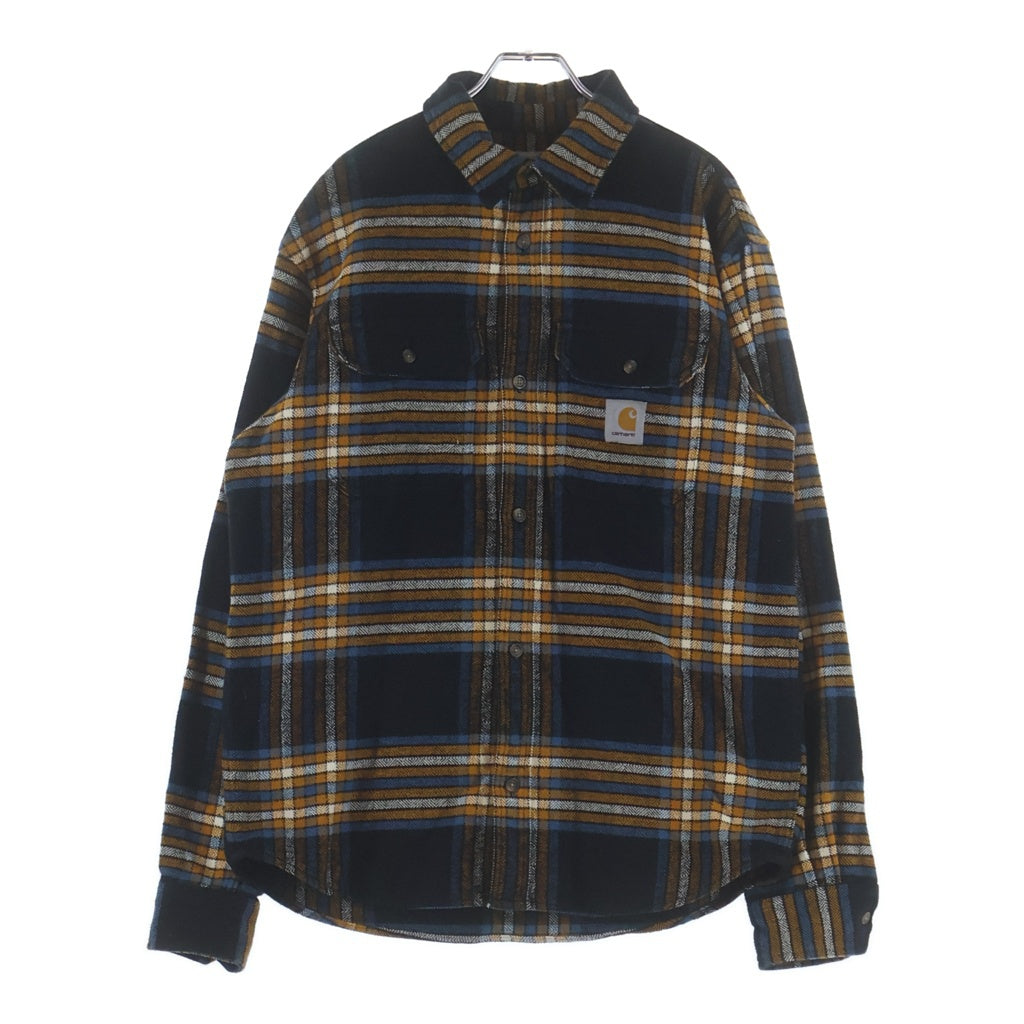 CARHARTT(カーハート) L/S Hawkins Shirt ホーキンス チェック 総柄 長袖 ネルシャツ マルチ