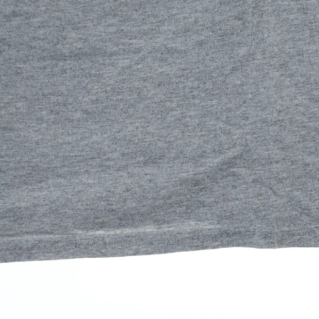 NO BRAND(ノーブランド) Half Baked オフィシャル グラフィックプリント クルーネック 半袖Tシャツ カットソー グレー