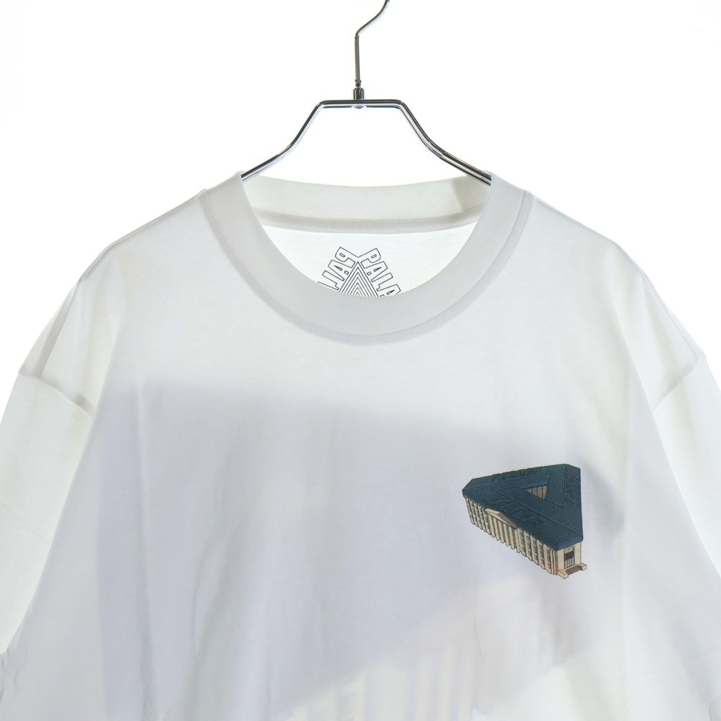 Palace Skateboards(パレススケートボーズ) Palazzo Longsleeve パラッツォ プリント クルーネック 長袖Tシャツ カットソー ホワイト